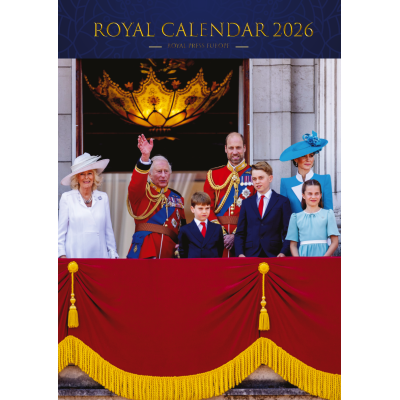 Royal Europe Calendar 2026 Inclusive 10 FREE postcards