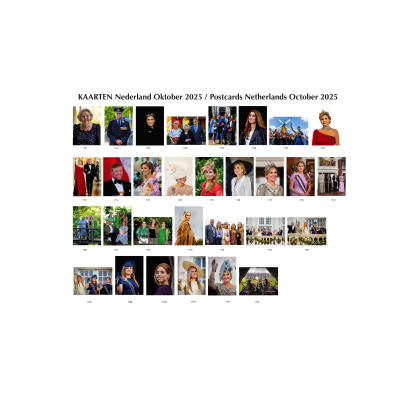 Kaarten Serie Nederland Oktober 2025 Kaarten Serie Nederland Oktober 2025