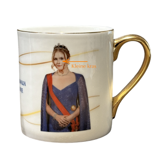 Mug Queen Máxima State Visit Portugal - Bone China Mug Queen Máxima State Visit Portugal - Bone China