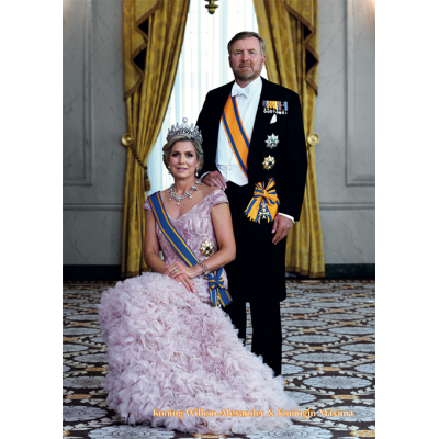 Fotoheft des holländischen Königspaar eine Übersichtausgabe
