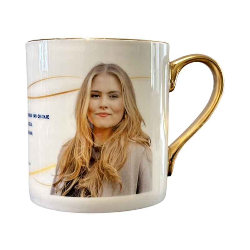 Beker Prinses Amalia Amsterdam - Bone China