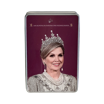 Kecksdose Köningin Máxima Oman
