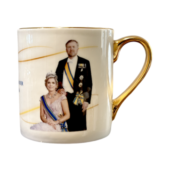 Becher Köningspaar Noordeinde Bone China